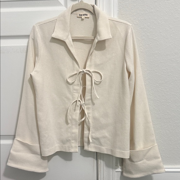 Djerf Avenue Tops - Djerf Avenue Occasion Top Cream Size M